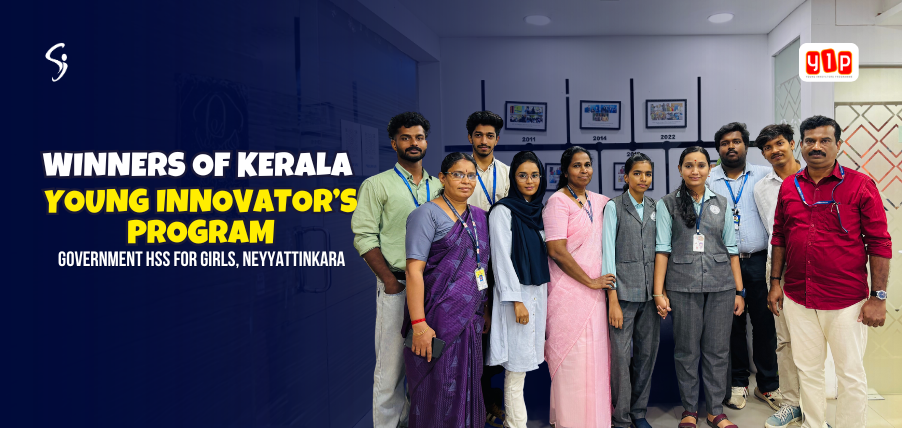 srishti campus Students from Neyyattinkara Government HSS for Girls Bag the First Prize at the Kerala Young Innovators Program.  trivandrum